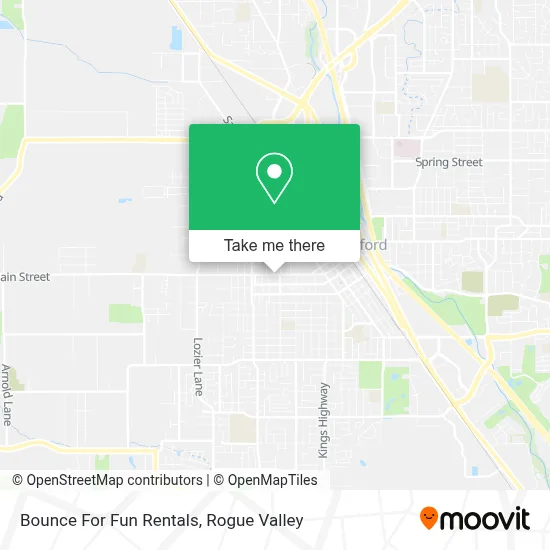 Bounce For Fun Rentals map