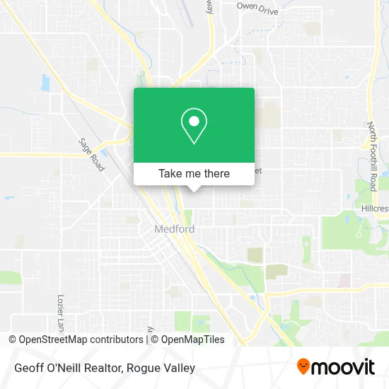 Geoff O'Neill Realtor map
