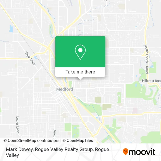 Mark Dewey, Rogue Valley Realty Group map