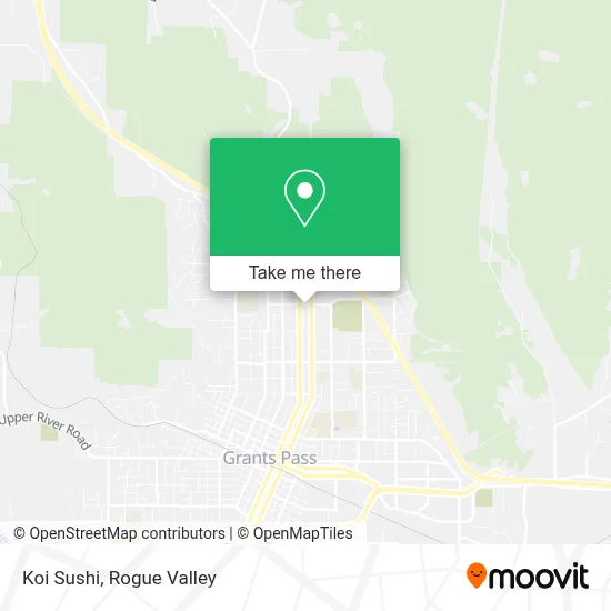 Koi Sushi map