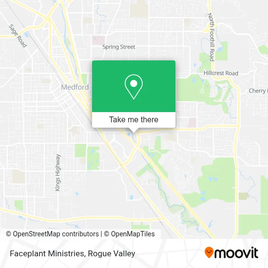 Faceplant Ministries map