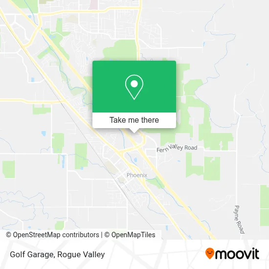 Golf Garage map