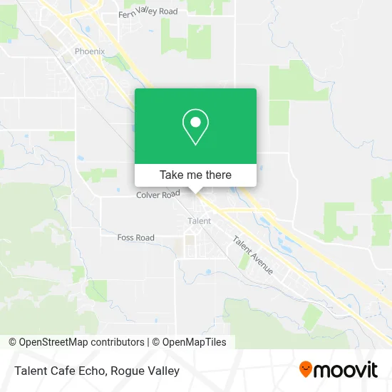 Talent Cafe Echo map
