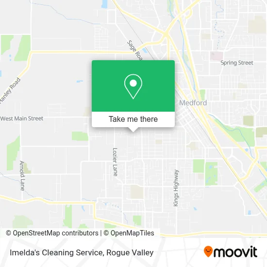 Imelda's Cleaning Service map