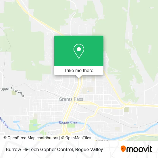 Burrow Hi-Tech Gopher Control map