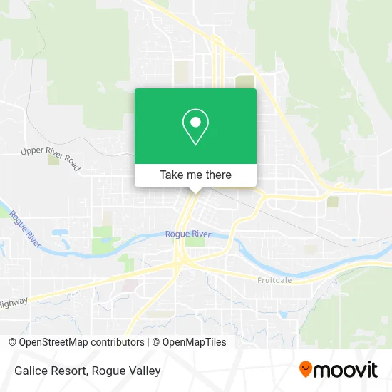Galice Resort map