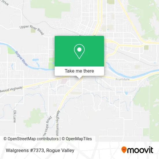 Walgreens #7373 map