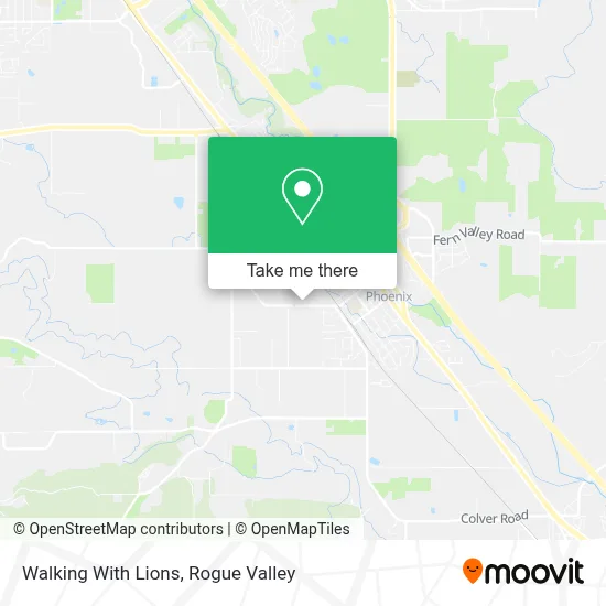 Walking With Lions map