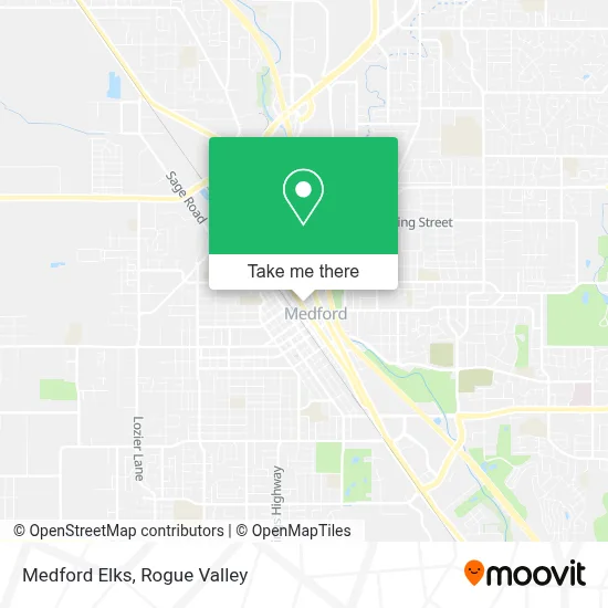 Medford Elks map