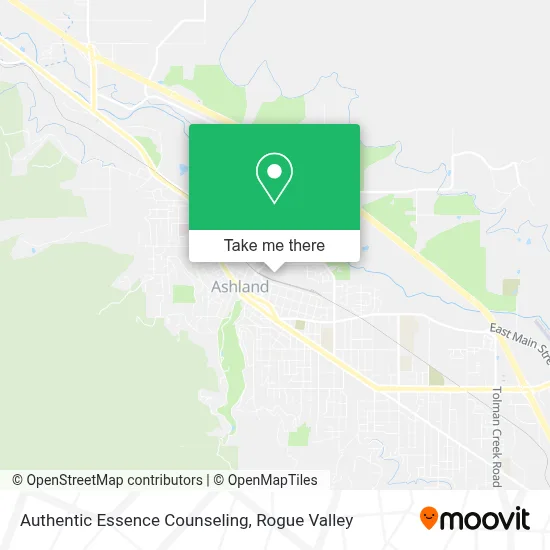Authentic Essence Counseling map