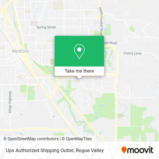 Ups Authorized Shipping Outlet map