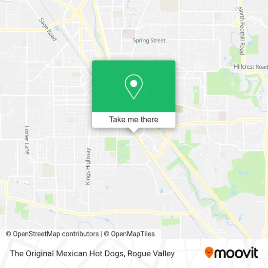 The Original Mexican Hot Dogs map
