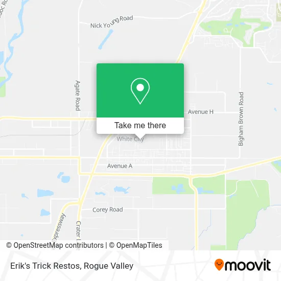Erik's Trick Restos map