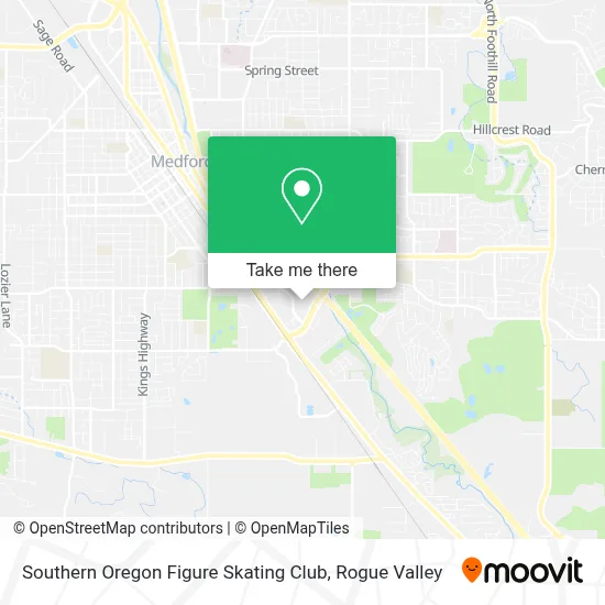 Southern Oregon Figure Skating Club map