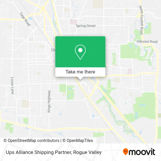 Ups Alliance Shipping Partner map
