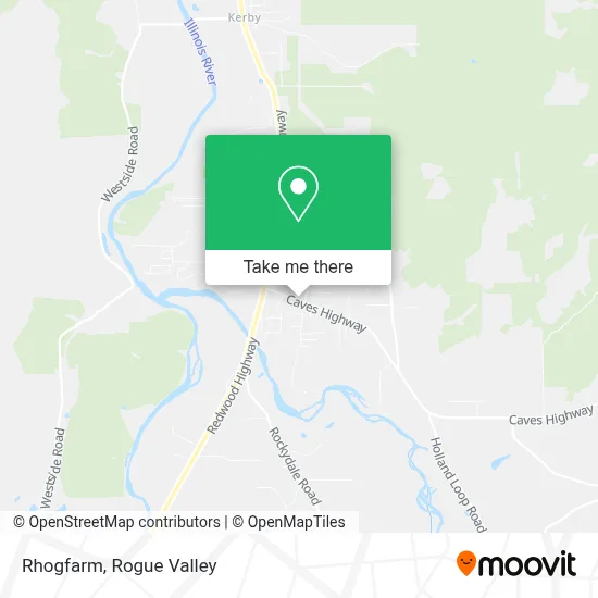 Rhogfarm map