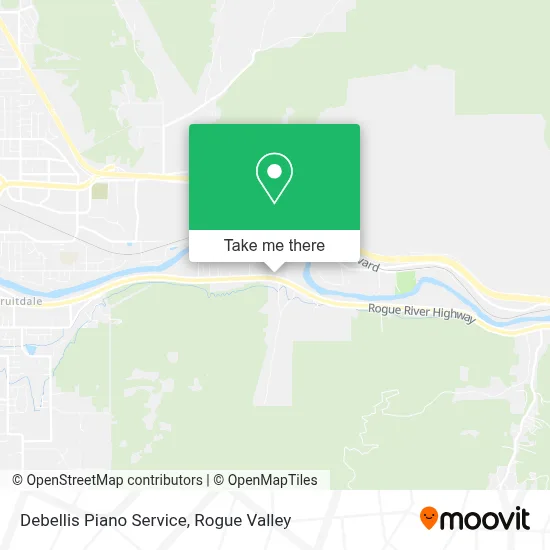 Debellis Piano Service map