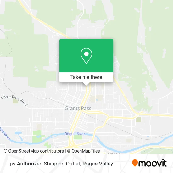 Ups Authorized Shipping Outlet map