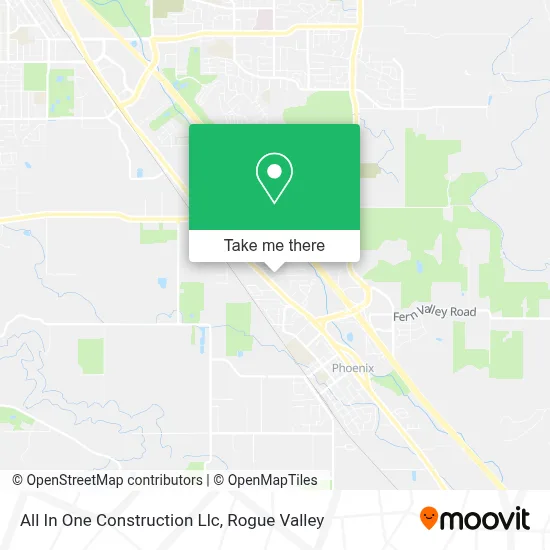All In One Construction Llc map
