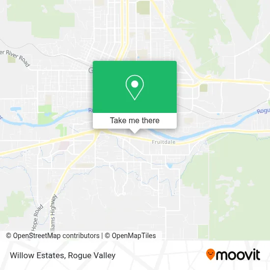 Willow Estates map