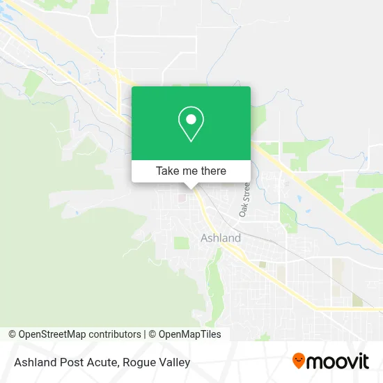 Ashland Post Acute map