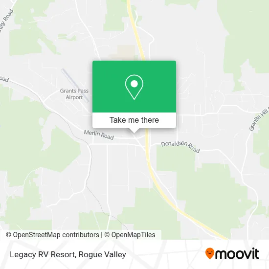 Legacy RV Resort map