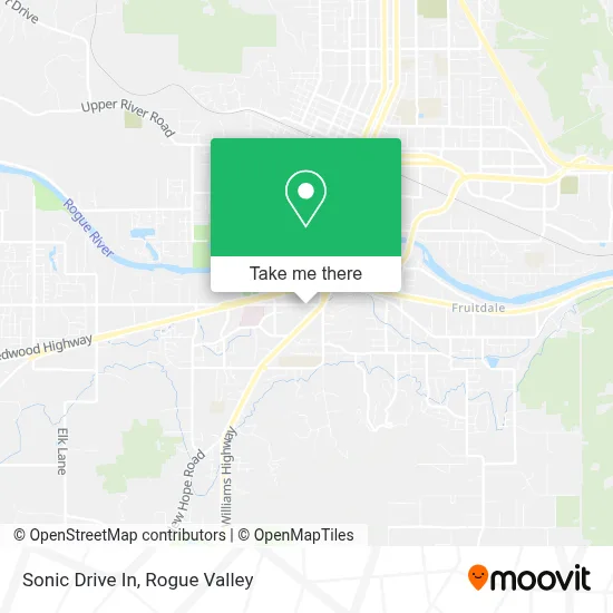 Sonic Drive In map