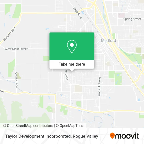 Taylor Development Incorporated map