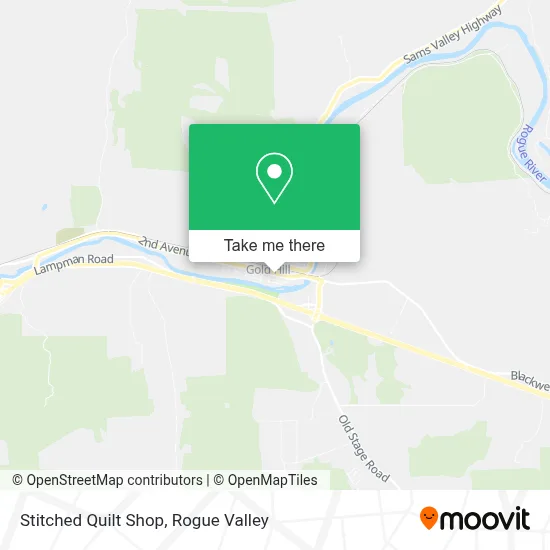 Stitched Quilt Shop map