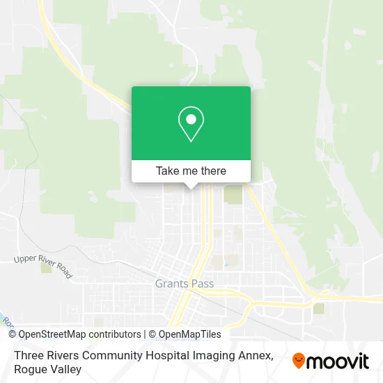 Three Rivers Community Hospital Imaging Annex map
