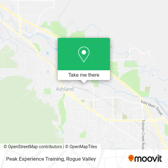 Peak Experience Training map