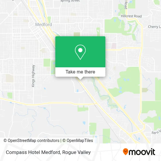Compass Hotel Medford map