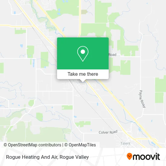 Rogue Heating And Air map