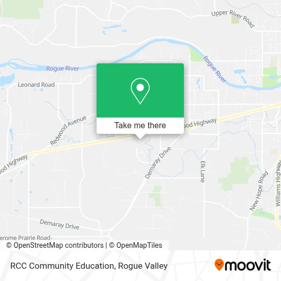 RCC Community Education map