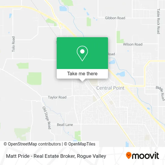 Matt Pride - Real Estate Broker map