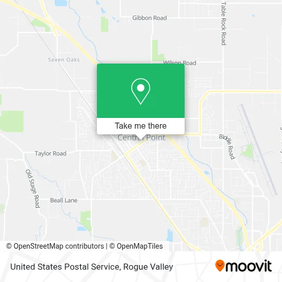 United States Postal Service map