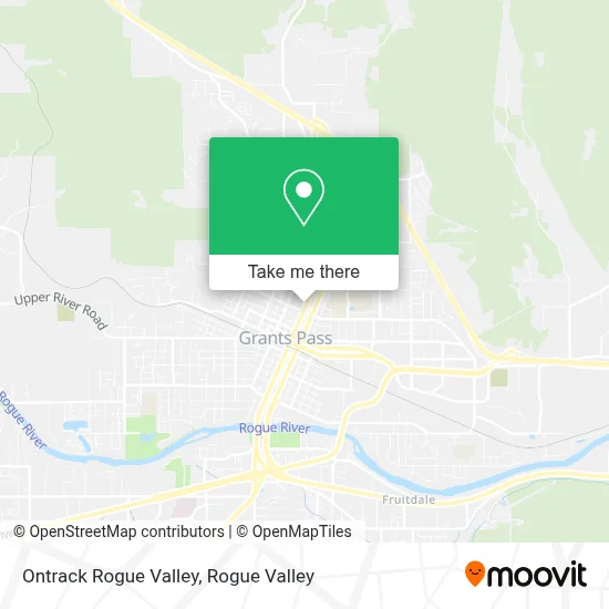 Ontrack Rogue Valley map
