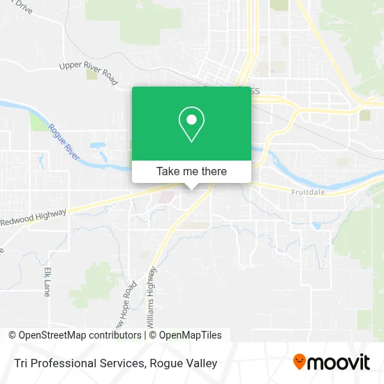 Tri Professional Services map