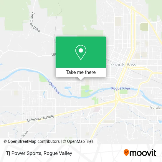 Tj Power Sports map