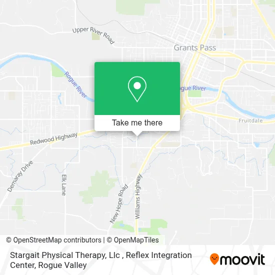 Stargait Physical Therapy, Llc , Reflex Integration Center map