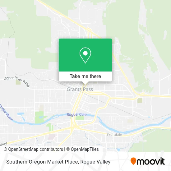 Southern Oregon Market Place map