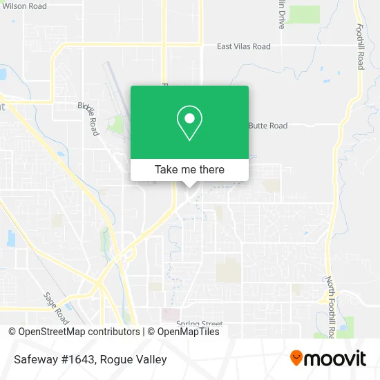Safeway #1643 map