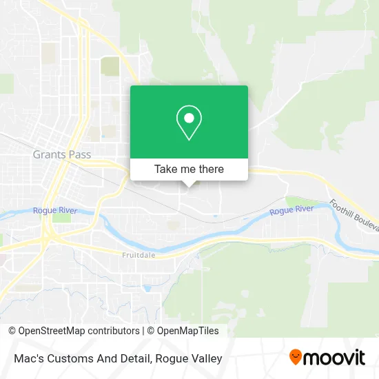 Mac's Customs And Detail map