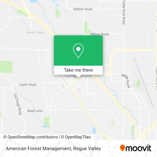 American Forest Management map