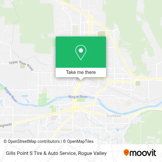 Gills Point S Tire & Auto Service map