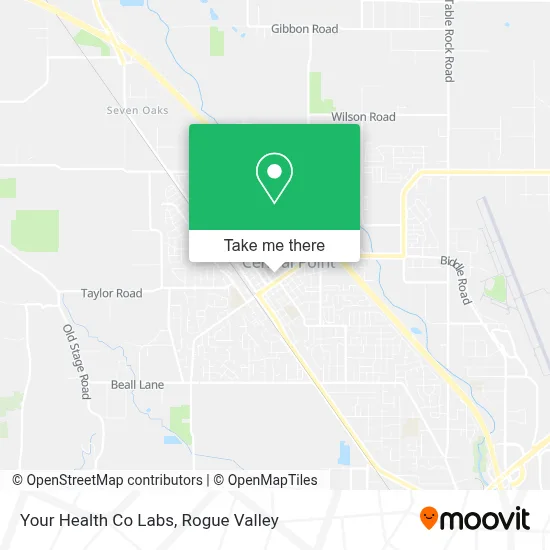 Your Health Co Labs map