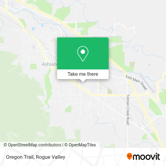 Oregon Trail map