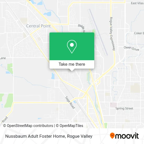 Nussbaum Adult Foster Home map