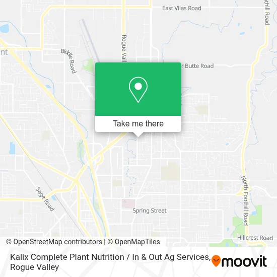 Kalix Complete Plant Nutrition / In & Out Ag Services map