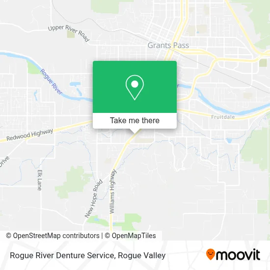 Rogue River Denture Service map